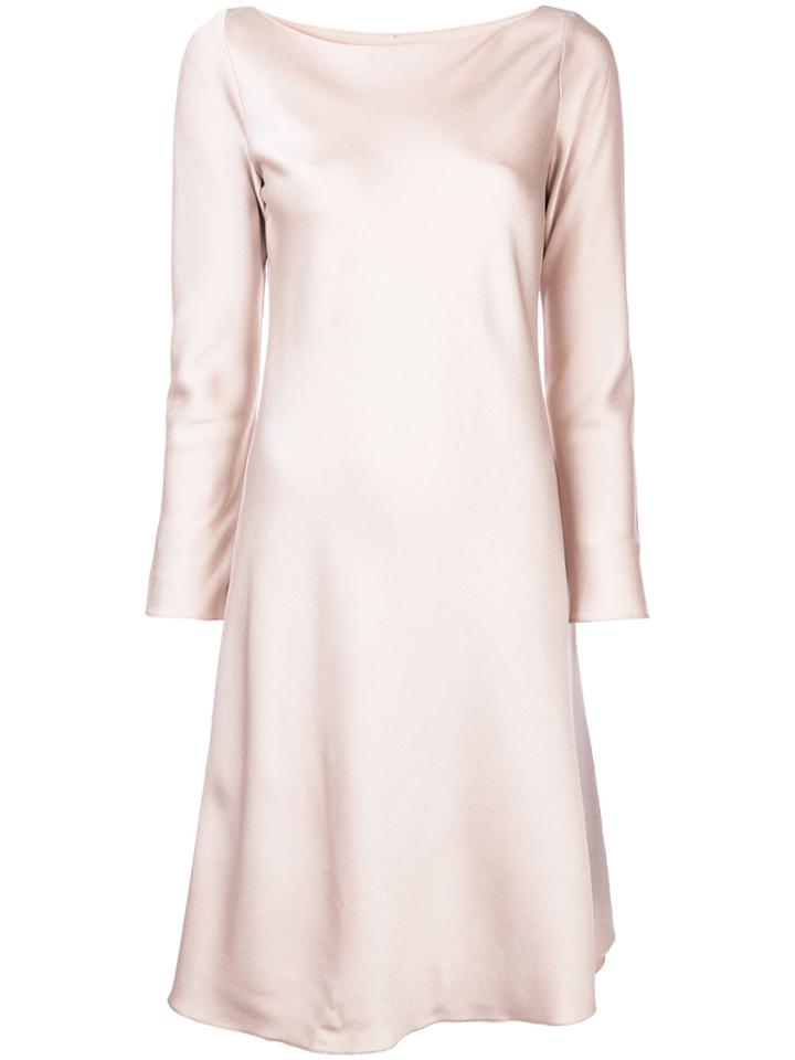 Peter Cohen Boat Neck Dress - Brown