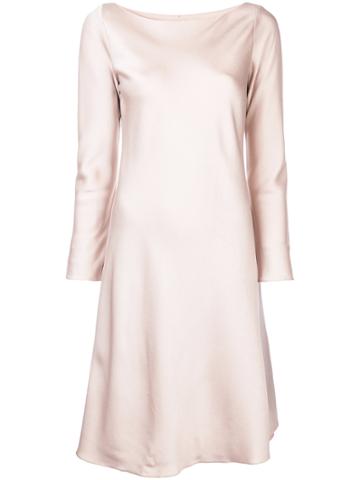Peter Cohen Boat Neck Dress - Brown