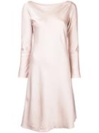 Peter Cohen Boat Neck Dress - Brown