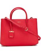 Dkny Saffiano City Zip Tote, Women's, Red, Leather
