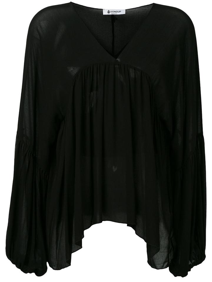 Dondup - Manon Blouse - Women - Viscose - 44, Black, Viscose