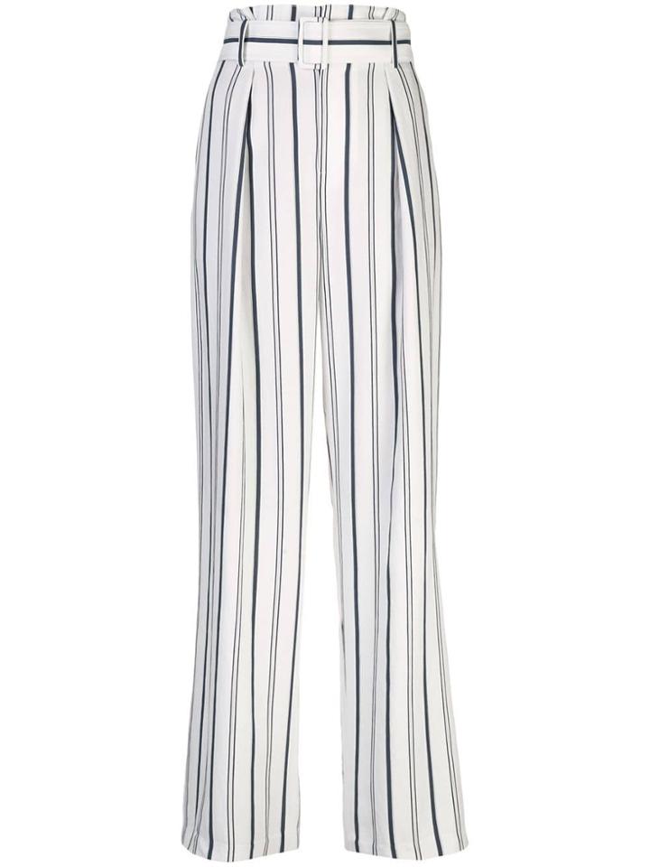 Vince High Waisted Wide Trousers - White