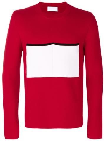 Plys Knitted Sweater - Red