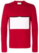 Plys Knitted Sweater - Red
