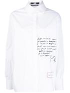 Karl Lagerfeld Tribute Shirt By Kate Moss - White