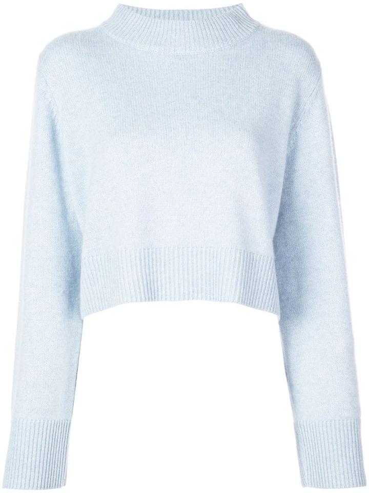 Co Cropped Jumper - Blue