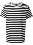 Les (art)ists Striped T-shirt, Men's, Size: M, Black, Cotton