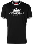 Dolce & Gabbana Logo Printed T-shirt - Black
