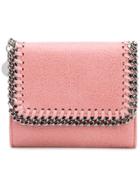 Stella Mccartney Mini Falabella Flap Wallet - Pink & Purple