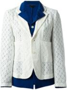 Comme Des Garçons Vintage Layered Jacket, Women's, Size: Small, White