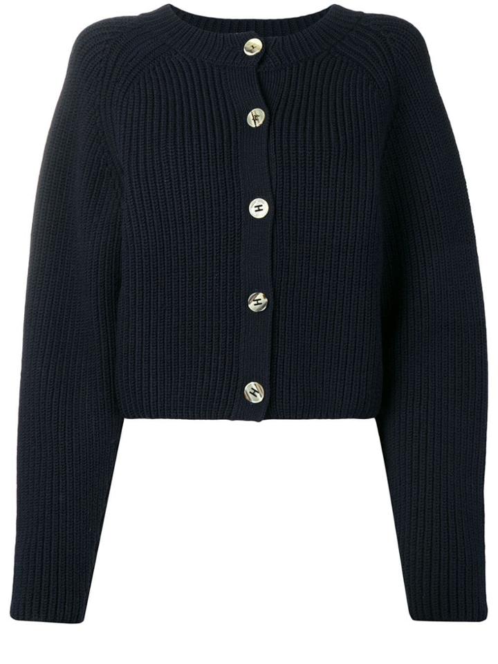 Sonia Rykiel Chunky Knit Cardigan - Blue