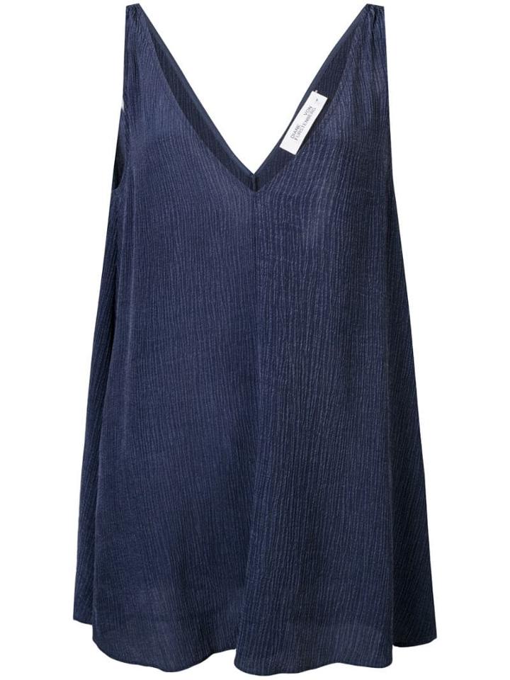 Diane Von Furstenberg Sleeveless Flared Top - Blue