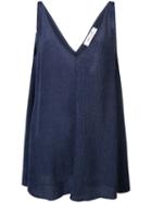 Diane Von Furstenberg Sleeveless Flared Top - Blue