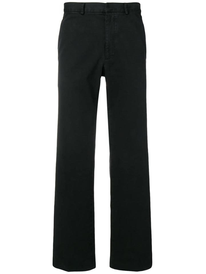 Prada Vintage Straight-leg Chinos - Black