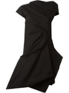 Rick Owens Draped Dress, Women's, Size: 40, Black, Cotton
