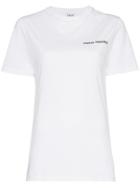 Loewe Printed Logo Back Crew Neck T-shirt - White