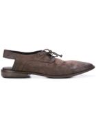 Marsèll Lace-up Backless Shoes - Brown