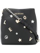 Love Moschino Embellished Shoulder Bag - Black