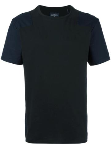 Matiéres Round Neck T-shirt, Men's, Size: Large, Blue, Cotton