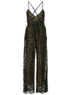 Aula Lace Jumpsuit - Black