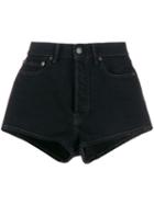 Acne Studios Mini Denim Shorts - Black