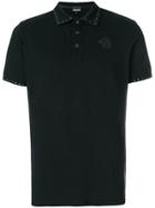 Just Cavalli Studded Logo Polo Shirt - Black