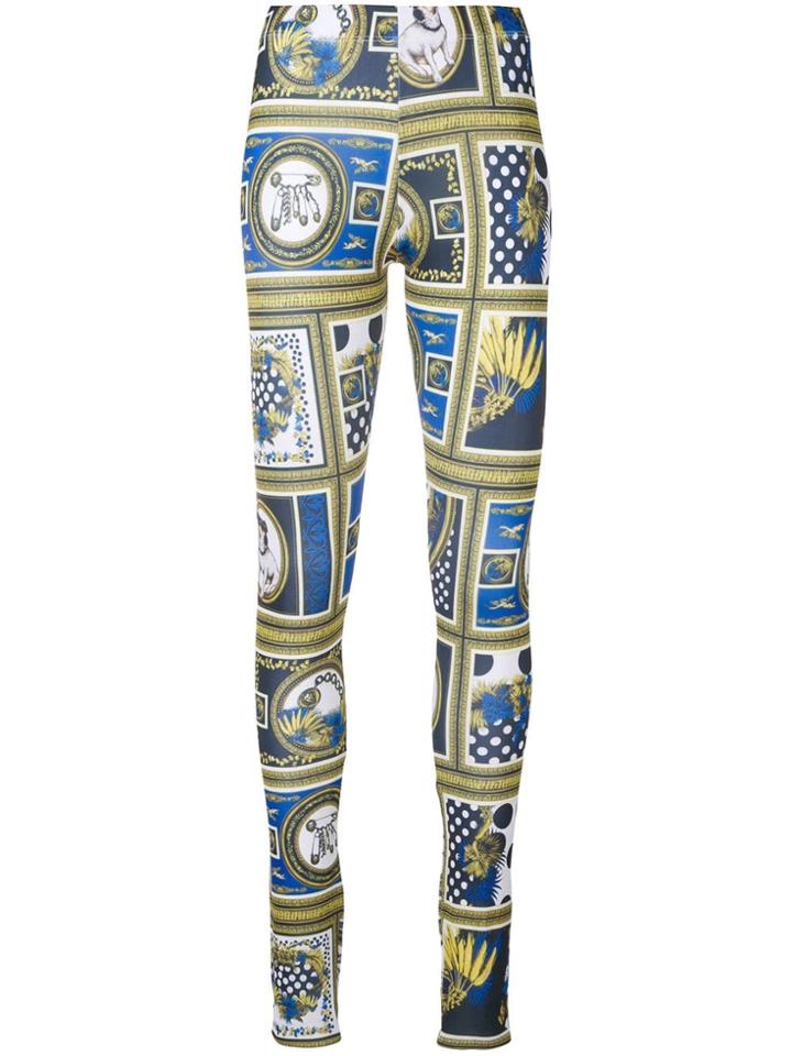 Versus All-over Print Leggings - Blue