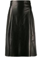 Drome Straight-cut Midi Skirt - Black