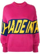 Gcds Barilla Jacquard Jumper - Pink