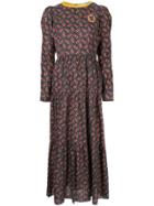 Tu Es Mon Trésor Liberty Print Maxi Dress - Blue