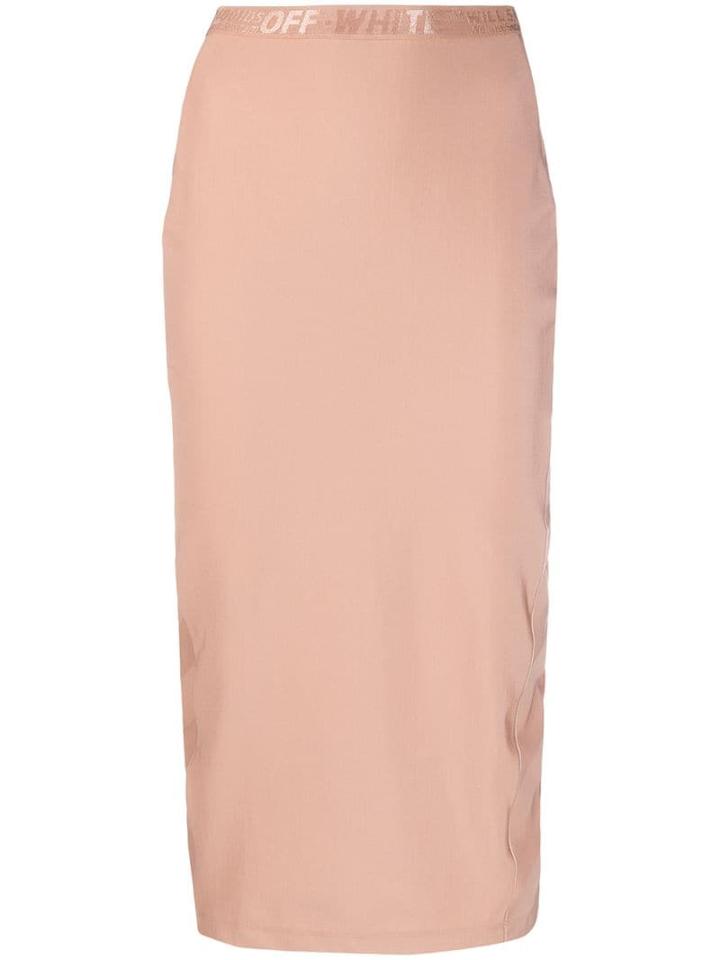 Off-white Athletic Midi Skirt - Neutrals