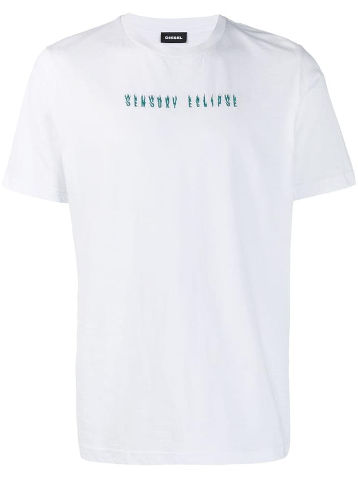 Diesel Sensory Eclipse Print T-shirt - White