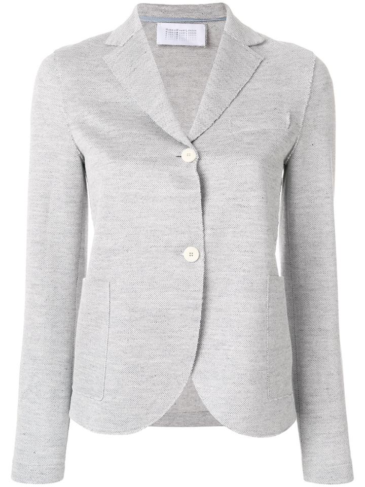 Harris Wharf London Fitted Blazer - Grey