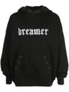 Amiri Dreamer Studded Hoodie - Black