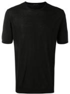Roberto Collina Plain Knitted Top - Black