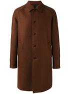 Harris Wharf London Classic Midi Coat - Red