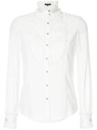 Loveless Frill Panel Front Shirt - White