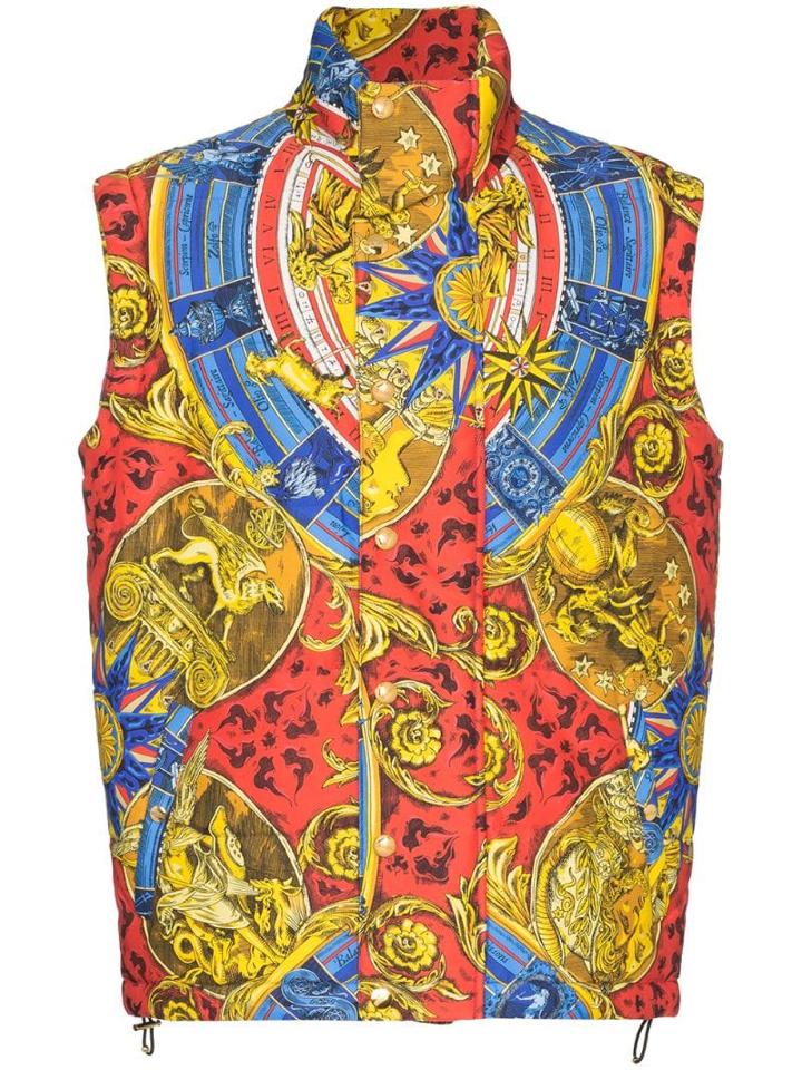 Moschino Printed Padded Gilet - Multicolour