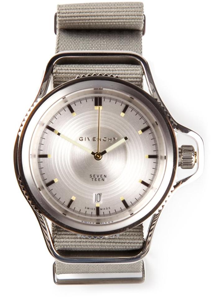 Givenchy 'seventeen' Watch, Adult Unisex, Metallic