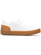 Del Carlo Platform Lace-up Sneakers - White