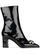 Olivier Theyskens Swanson Hook And Eye 80 Ankle Boots - Black