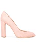 Casadei Almond Toe Pumps - Pink & Purple