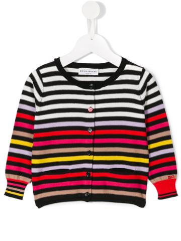 Rykiel Enfant - Striped Cardigan - Kids - Cotton - 6 Yrs, Girl's, Black