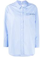 Sjyp Back Off Shirt - Blue