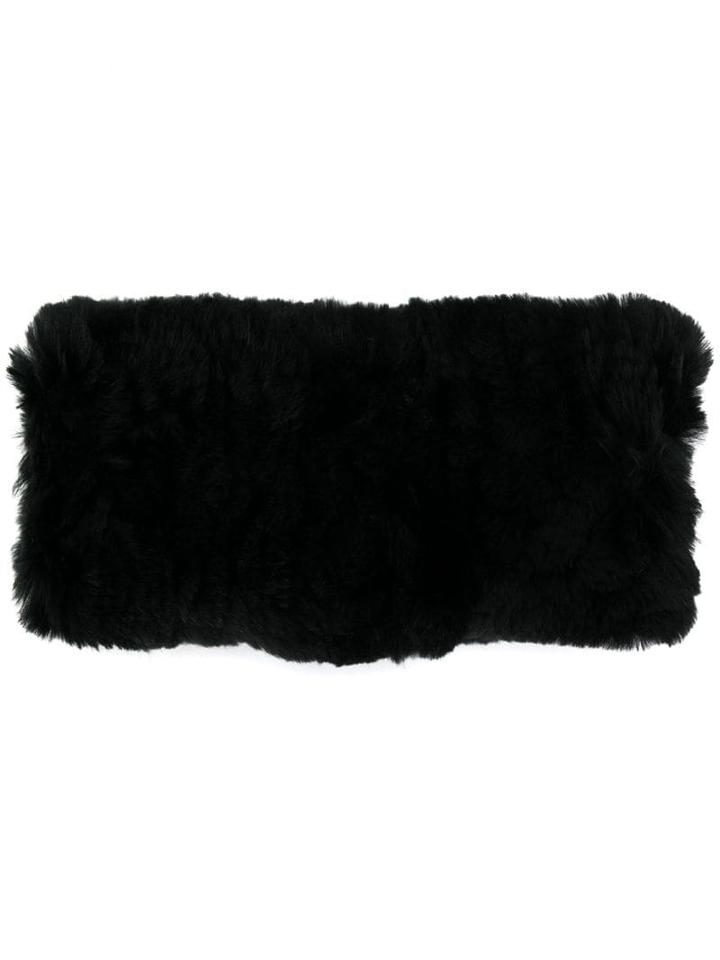 Yves Salomon Rex Headband - Black
