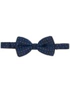 Etro Dotted Silk Bow-tie - Blue