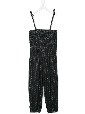 April Shower By Polder Kids - Teen Barbara Harem Jumpsuit - Kids - Cotton/lurex - 14 Yrs, Grey