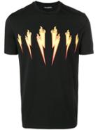Neil Barrett Flame Bolt T-shirt - Black