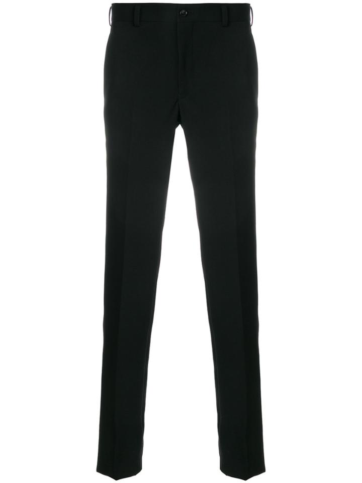 Comme Des Garçons Homme Plus Slim Garbadine Trousers - Black