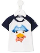 Moncler Kids Duck Print T-shirt, Girl's, Size: 18-24 Mth, White